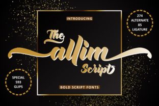 Allim: The Bold Script Handwritten Font for Creative Branding