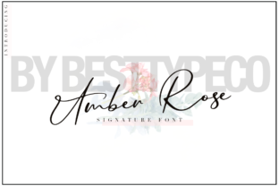 Amber Rose: The Standout Script Handwritten Font for Crafters