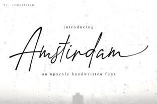 Amstirdam Font: A Free-Flowing Script for Authentic Branding