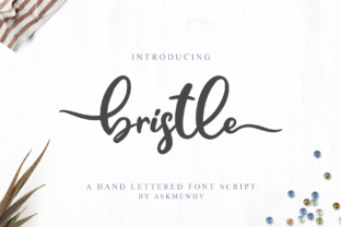 Bristle: The Handwritten Script Font for Standout Crafts