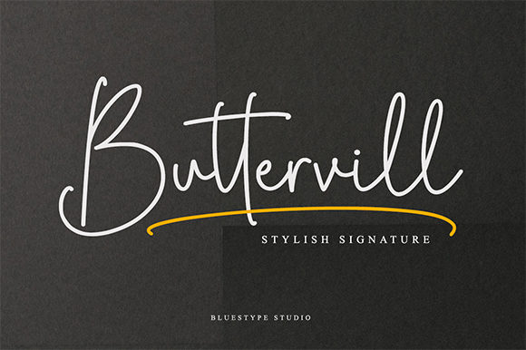 Buttervill: A Sweet Script Handwritten Font for Authentic Branding