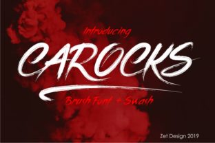 Carocks: The Bold Script Typeface for Vibrant Brand Identity