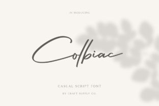 Colbiac: The Authentic Script Font for Bold Brand Identity