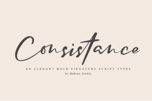 Consistance: The Premium Script Handwritten Font for Sophisticated Branding
