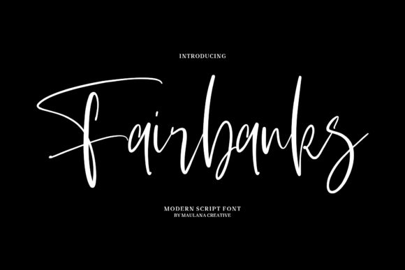Fairbanks: The Premium Script Typeface for Modern Web Design