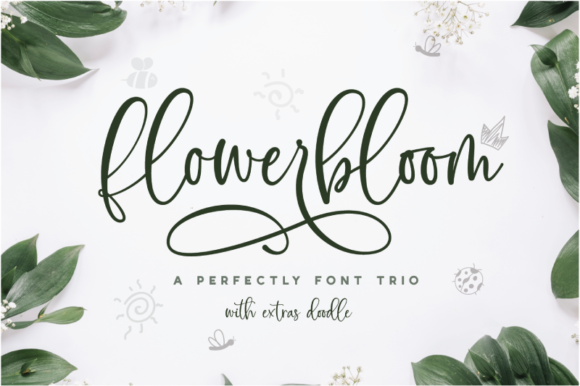 Flowerbloom: The Perfect Script Handwritten Font for Spring Crafts