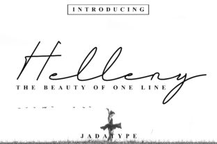 Helleny: The Modern Script Handwritten Font for Crafters