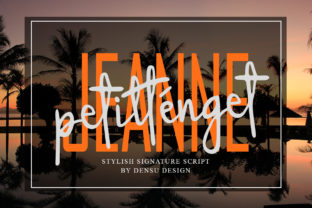 Jeanne Petitténget: The Bold Script Handwritten Font for Modern Crafts