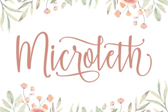 Microleth: A Stunning Script Handwritten Font for Editorial Design