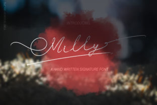 Milly Signature: A Premium Handwritten Typeface for Creative Brands