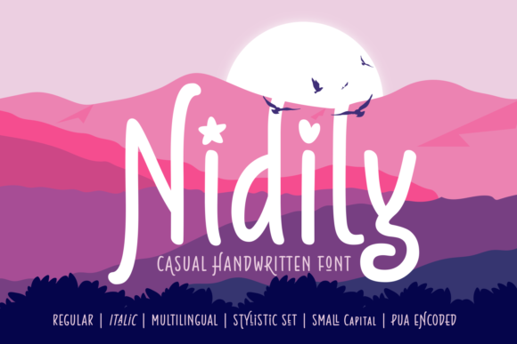 Nidily: The Sweet Script Handwritten Font for Boutique Branding