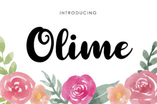 Olime: The Perfect Handwritten Script for Editorial Design