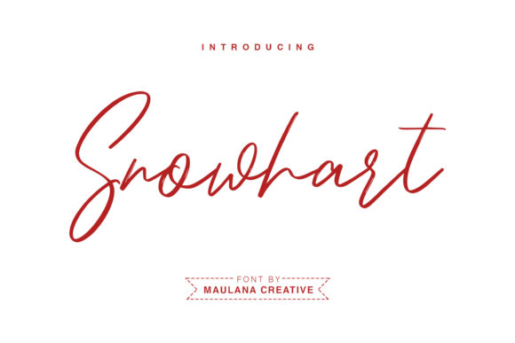 Snowhart: The Perfect Script Handwritten Font for Brand Identity