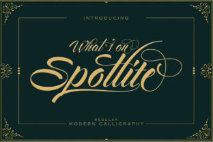 Spotlite: A Sophisticated Script Handwritten Typeface for Editorial Design