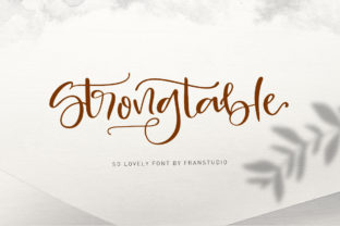 Strong Table: The Handwritten Typeface for Standout Digital Design