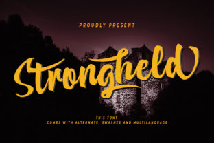 Strongheld: A Stunning Script Handwritten Font for Standout Designs