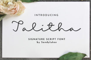Talitha: The Romantic Script Handwritten Font for Brand Identity