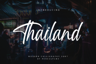 Thailand: A Modern Script Handwritten Font for Creative Sellers