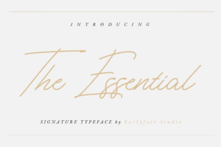 The Essential Font: A Minimalist Script for Elegant Designs