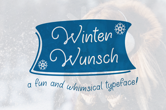 Winter Wunsch: The Festive Script Handwritten Font for Small Business Branding